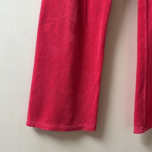 Juicy Couture | Terry Cloth Track Pants Vintage Y2K Size 14 Hot Pink - Picture 3 of 5